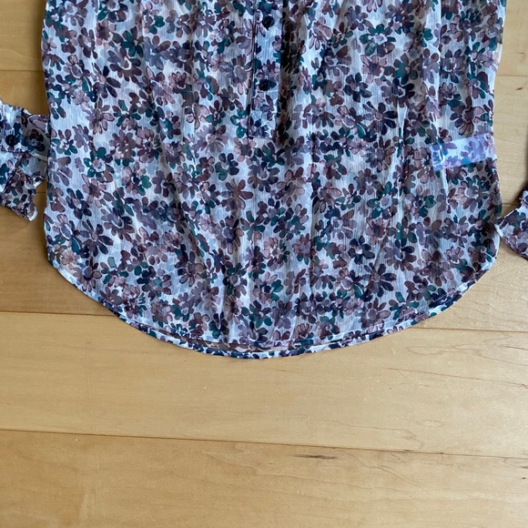 ⭐️HP🎉NWT Rag and Bone Susan Blouse Ivory Floral - Picture 13 of 16